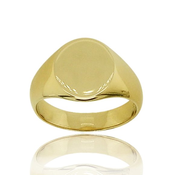 Signet Ring 14K Yellow Gold - Picture 1 of 4